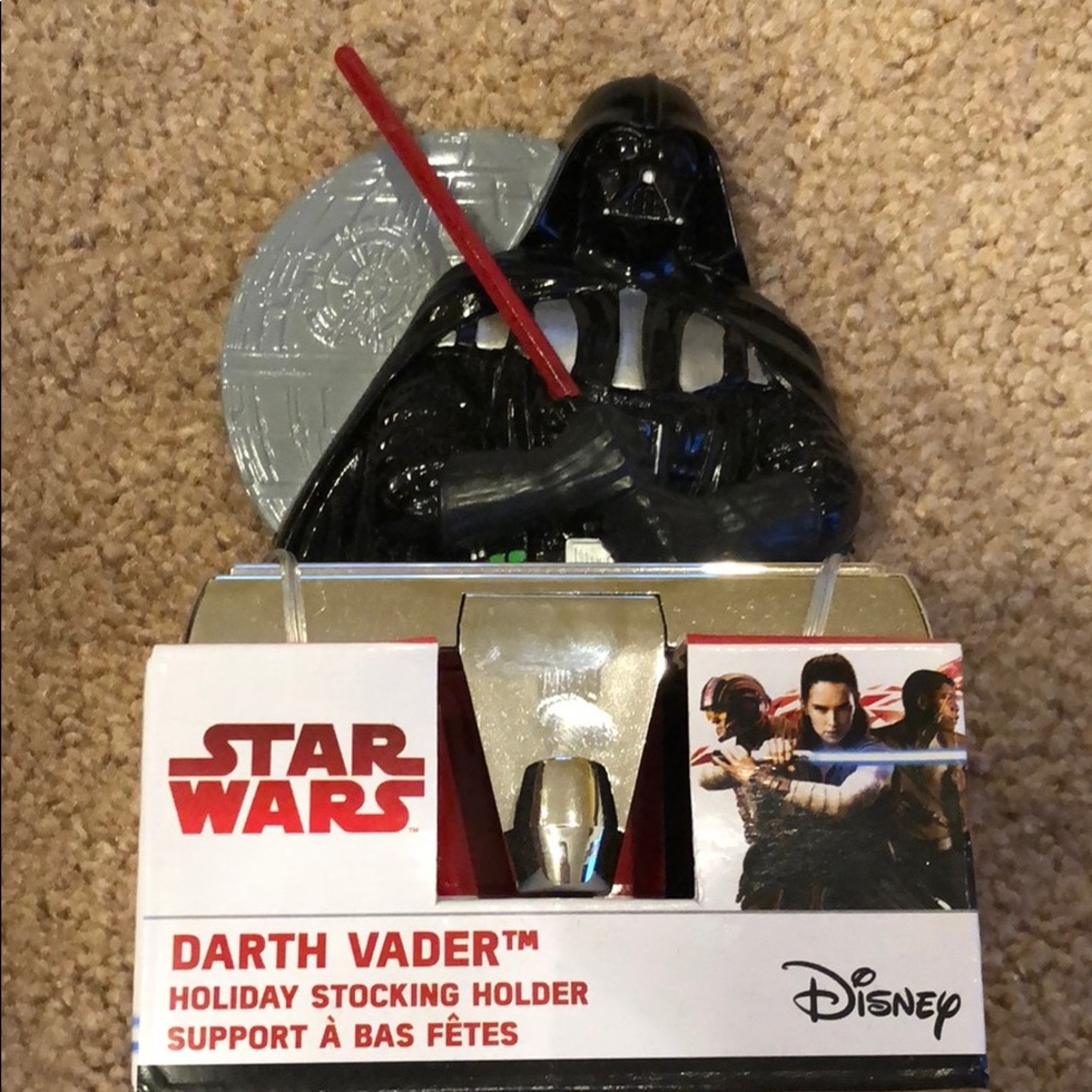 Star Wars Darth Vader holiday stocking holder